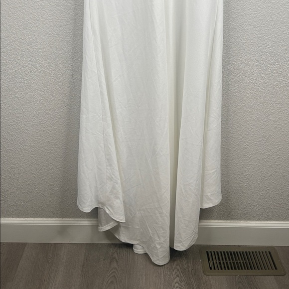 Lulus Captivating Promise White Sleeveless Mermaid Maxi Dress Size Large - Picture 10 of 12